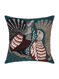 109372-7913; Vallila Metsänvartijat-koristetyynynpäällinen Teal / 43x43 cm