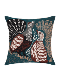 109372-7913; Vallila Metsänvartijat-koristetyynynpäällinen Teal / 43x43 cm
