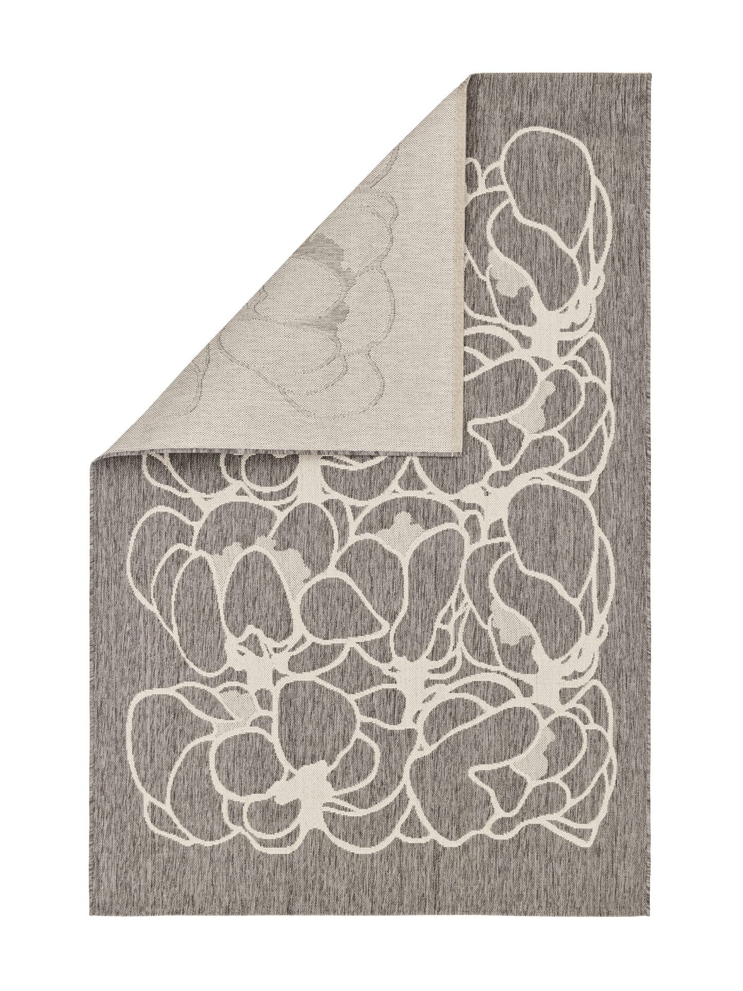 108297-9400_2; Vallila Makeba-matto Harmaa / 160x230 cm
