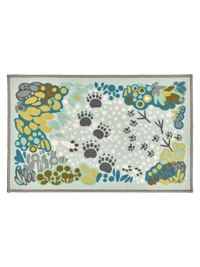 109098-7100; Vallila Tassuttelu-kynnysmatto Mintunvihreä / 50x80 cm