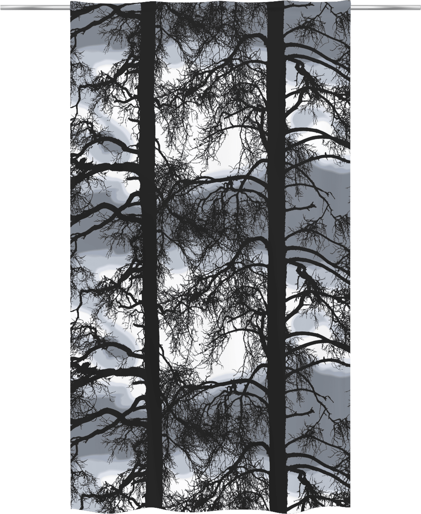 107223-143; Vallila Kelohonka-pimennysverho Harmaa / 140x250 cm