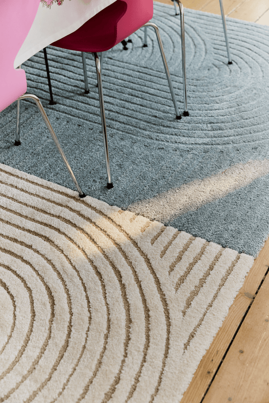 109120-1002_1; 109121-1002_1; Vallila Kasvu-matto Beige-valkoinen / 160x230 cm