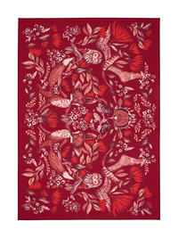 108732-4700; Vallila Fabula-matto Punainen / 133x190 cm