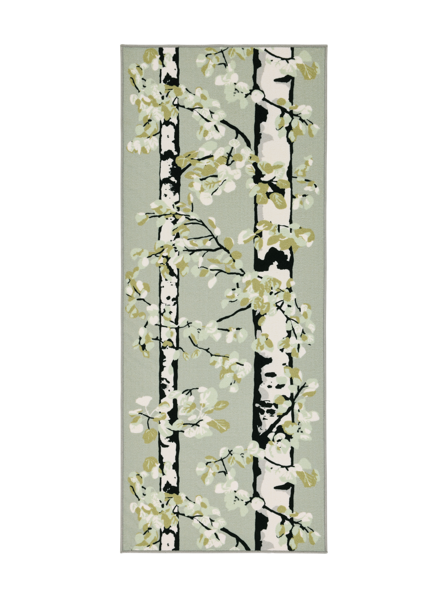 107017-7303; Vallila Luontopolku-käytävämatto Sammaleenvihreä / 80x250 cm