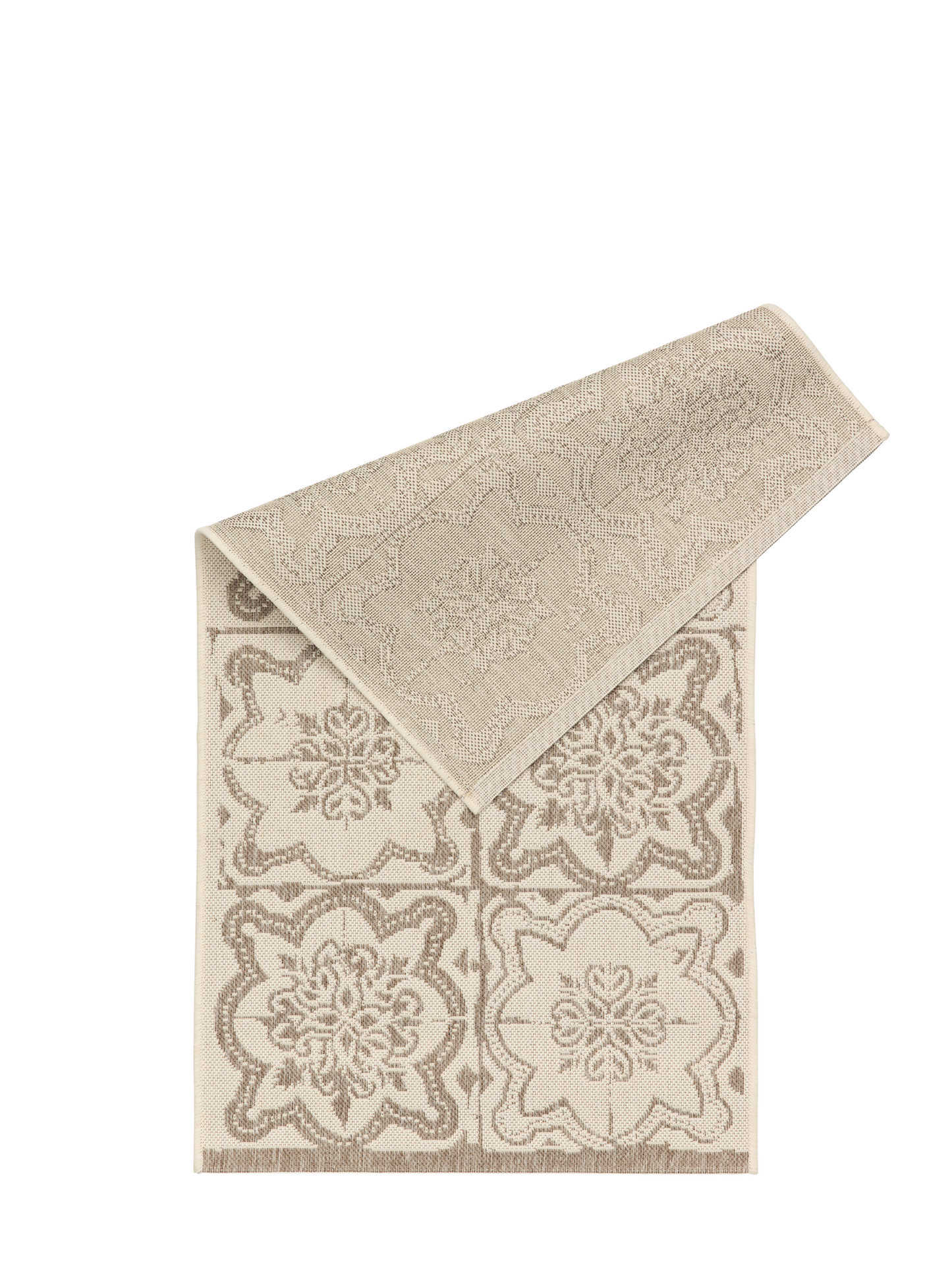 108592-1002_4; Vallila Kujakatti-käytävämatto Beige-valkoinen / 80x150 cm