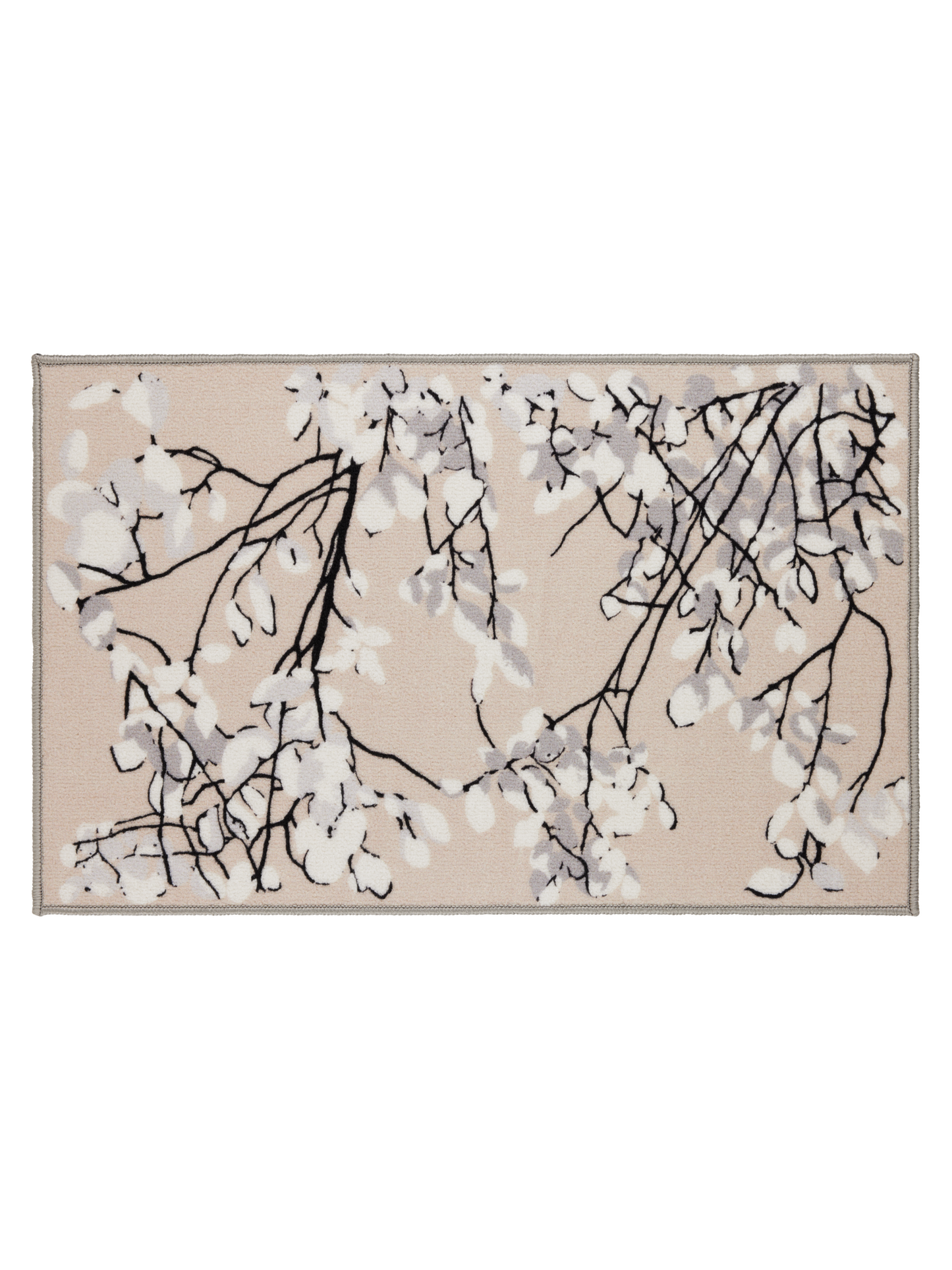 105443-1000; Vallila Lehtisade-kynnysmatto Latte / 50x80 cm