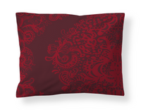 108805-4800; Vallila Mandariini-satiinityynyliina Punainen / 50x60 cm