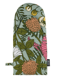 109048-7343; Vallila Ahomaa-patakinnas Vihreä-pinkki / 15x34 cm