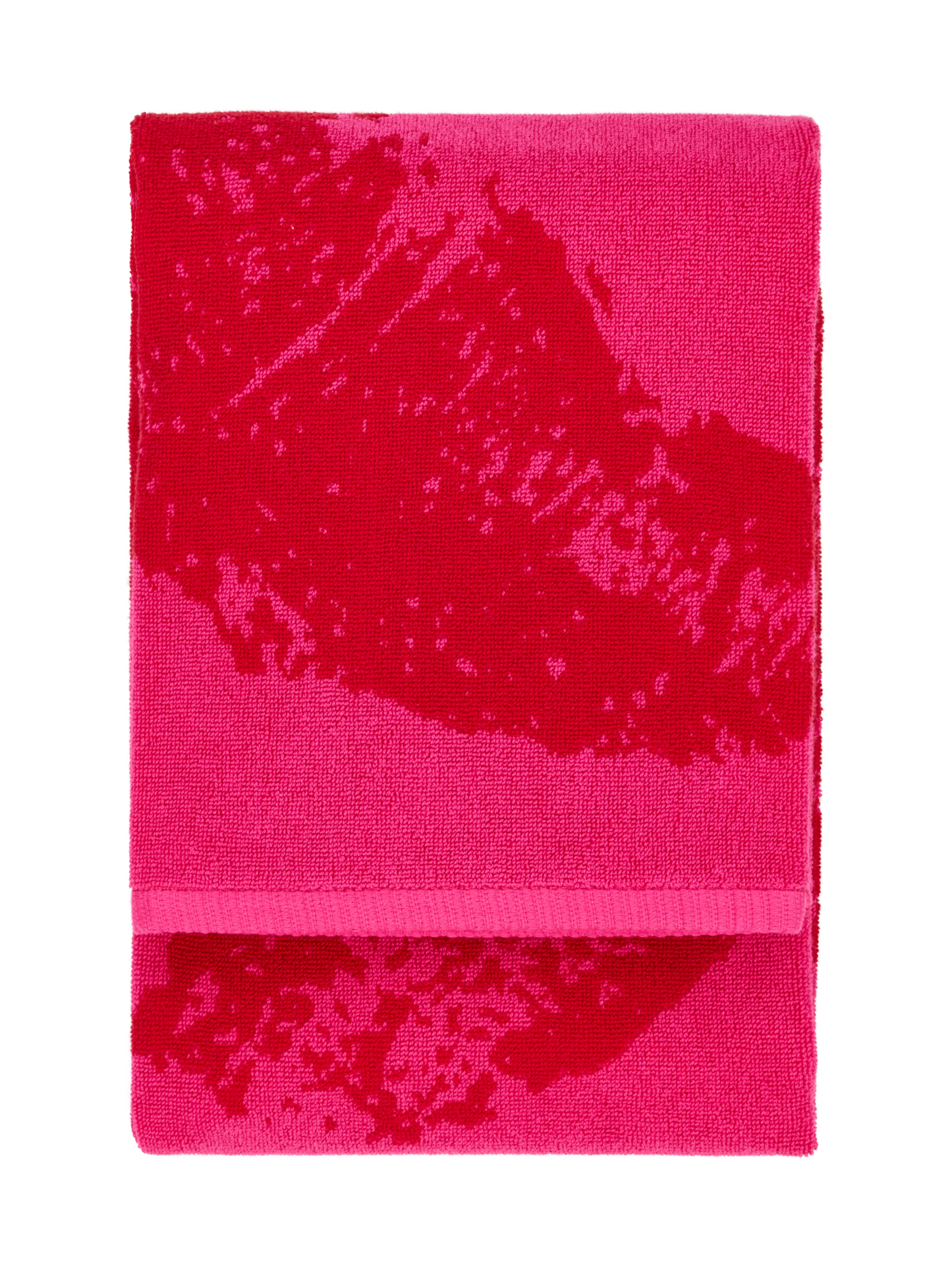 109135-4540_3; Vallila Erika-kylpypyyhe Punainen-pinkki / 70x140 cm