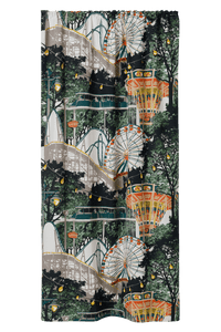 109211-8000; Vallila Lintsi-verho Monivärinen / 140x250 cm