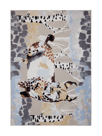 109341-1060; Vallila Ilves-matto Beige / Sininen / 140x200 cm