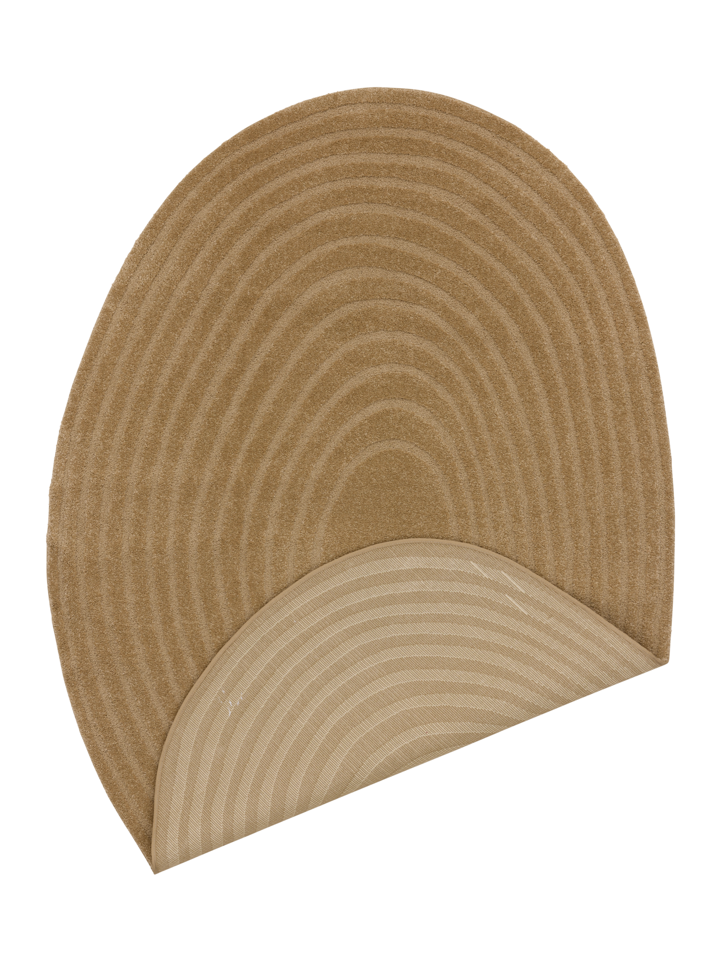 109120-1000_2; Vallila Vuosirenkaat-matto Beige / Ø160x229 cm