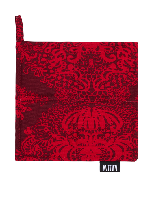 108784-4800; Vallila Mandariini-patalappu 2 kpl Punainen / 20x20 cm