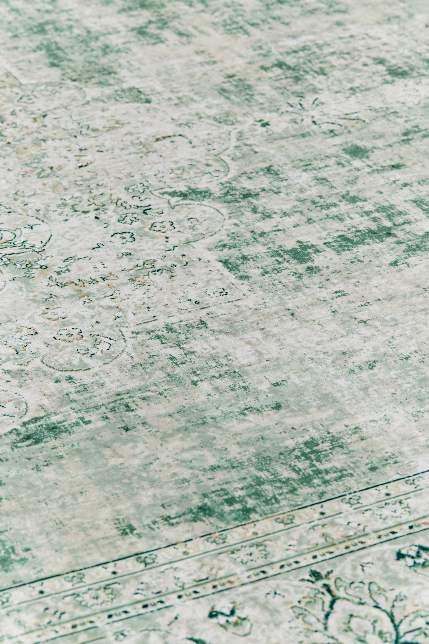 101993-7500_1; Vallila Topaasi-matto Vaaleanvihreä / 160x230 cm