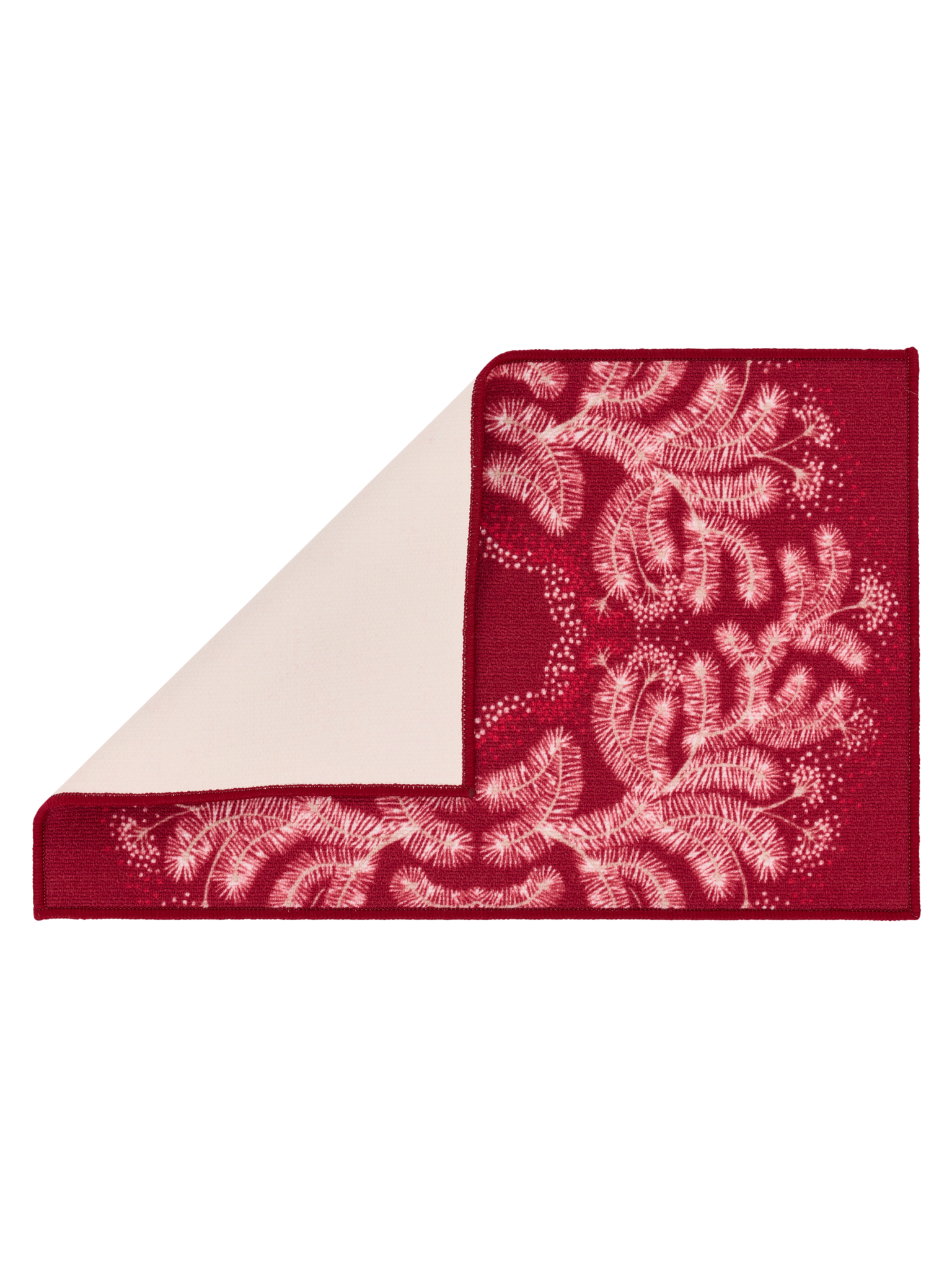 108735-4700_2; Vallila Havunen-kynnysmatto Punainen / 50x80 cm