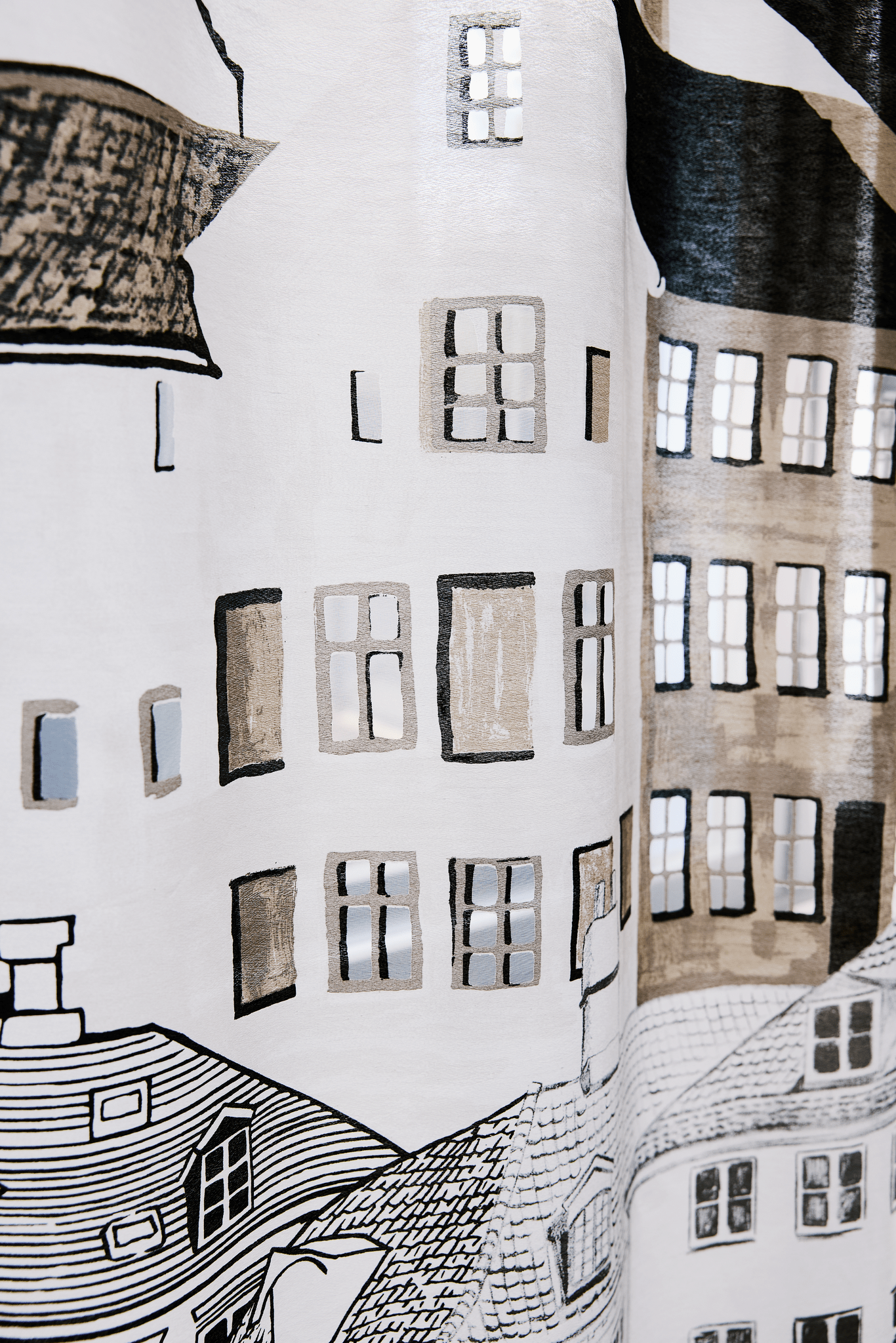 CT001712-1200_1; Vallila Kobenhavn-valoverho Latte / 140x250 cm