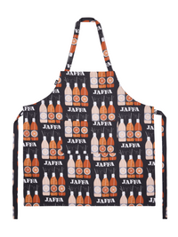 106788-9830; Vallila Jaffa-essu Harmaa-oranssi / 82x84 cm