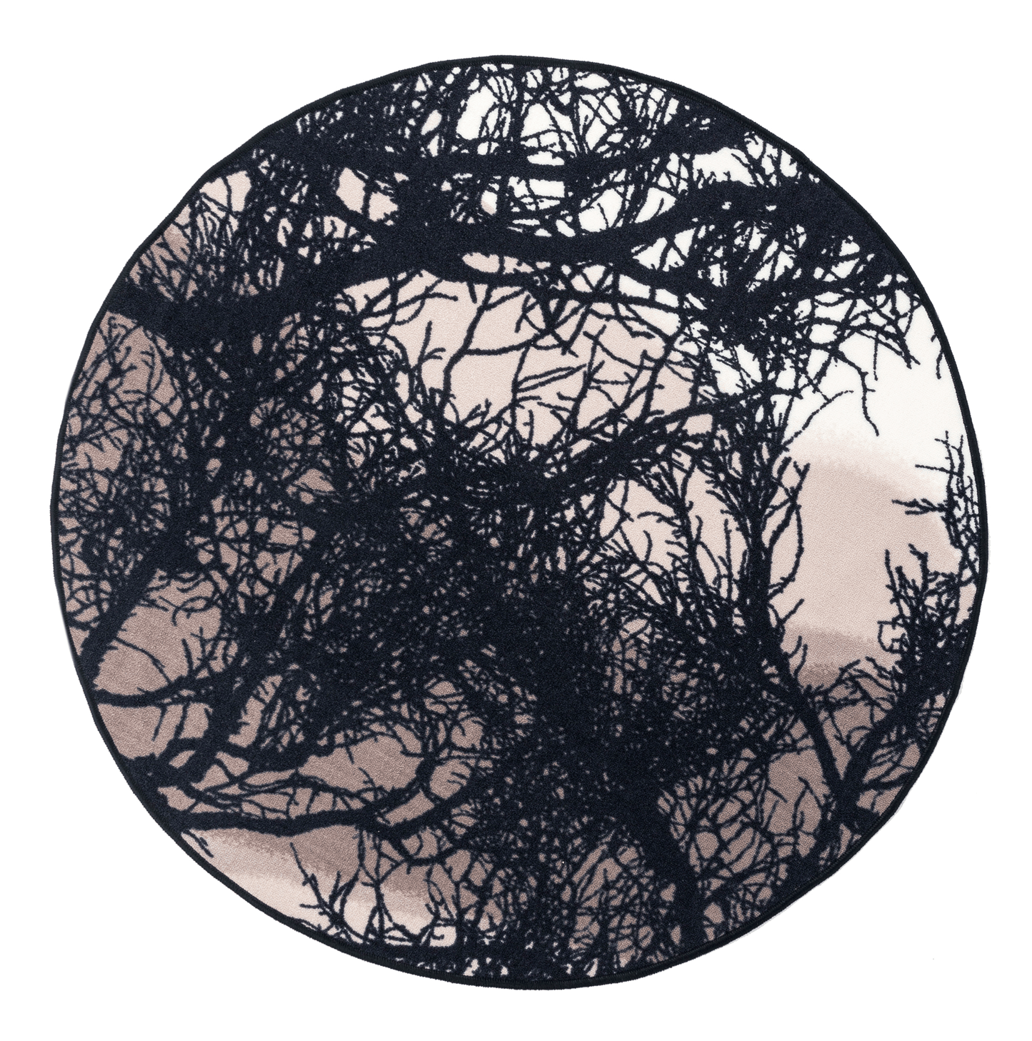 VM000818-75; Vallila Kelohonka-matto Pellava / Ø133 cm