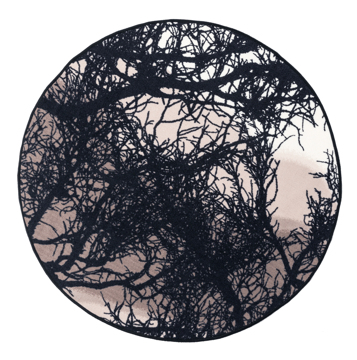 VM000818-75; Vallila Kelohonka-matto Pellava / Ø133 cm