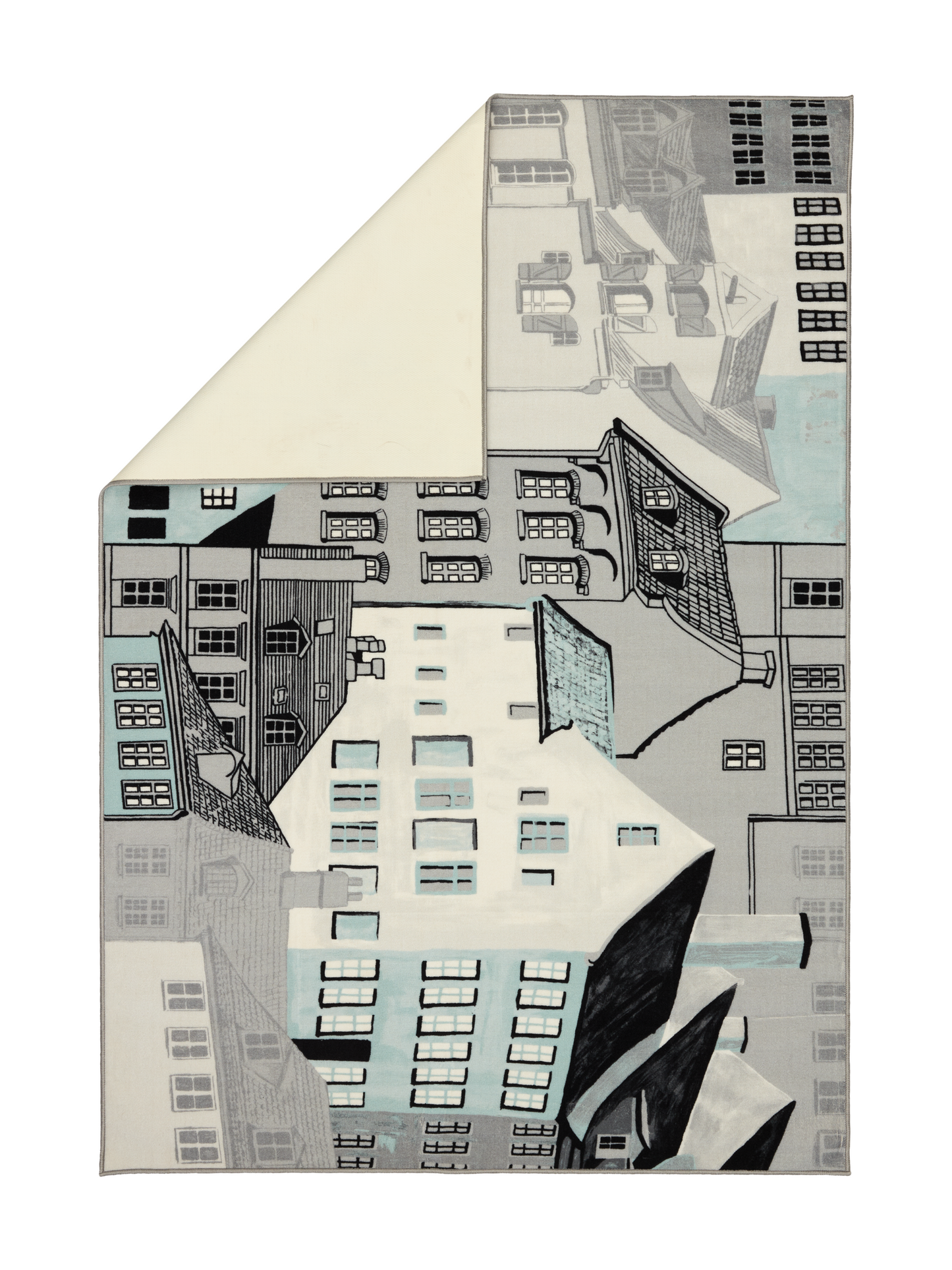 108591-6370_4; Vallila Kobenhavn-matto Mintunvihreä / 160x230 cm