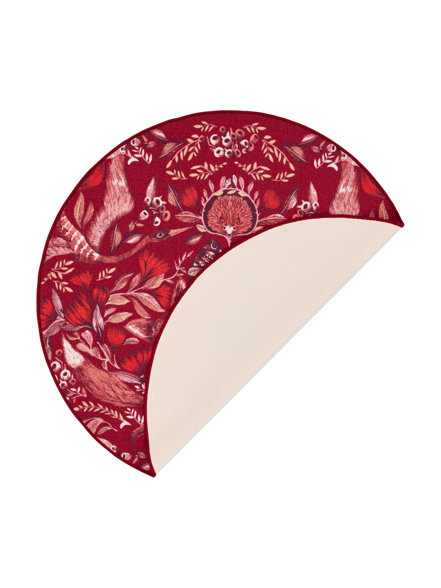 108733-4700_3; Vallila Fabula-matto Punainen / Ø133 cm