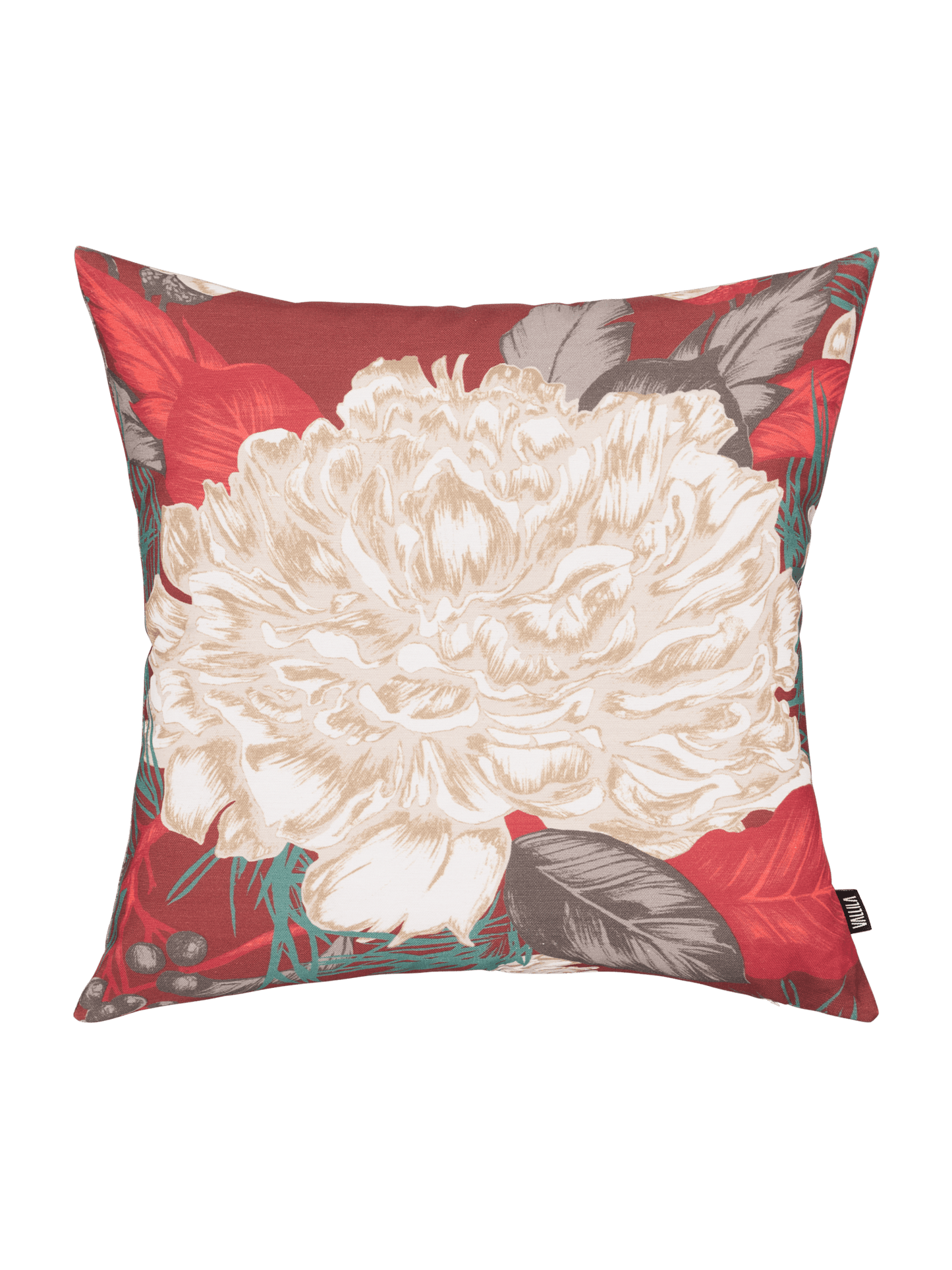 23310-883293-4870CC; Vallila Vaula-koristetyynynpäällinen Punainen / 43x43 cm
