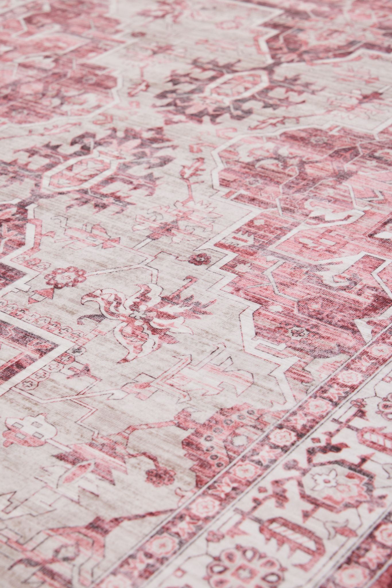 108474-4700_2; Vallila Meripihka-käytävämatto Punainen / 80x200 cm