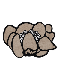 107476-140; Vallila Makeba-kylpyhuonematto Beige / 55x85 cm