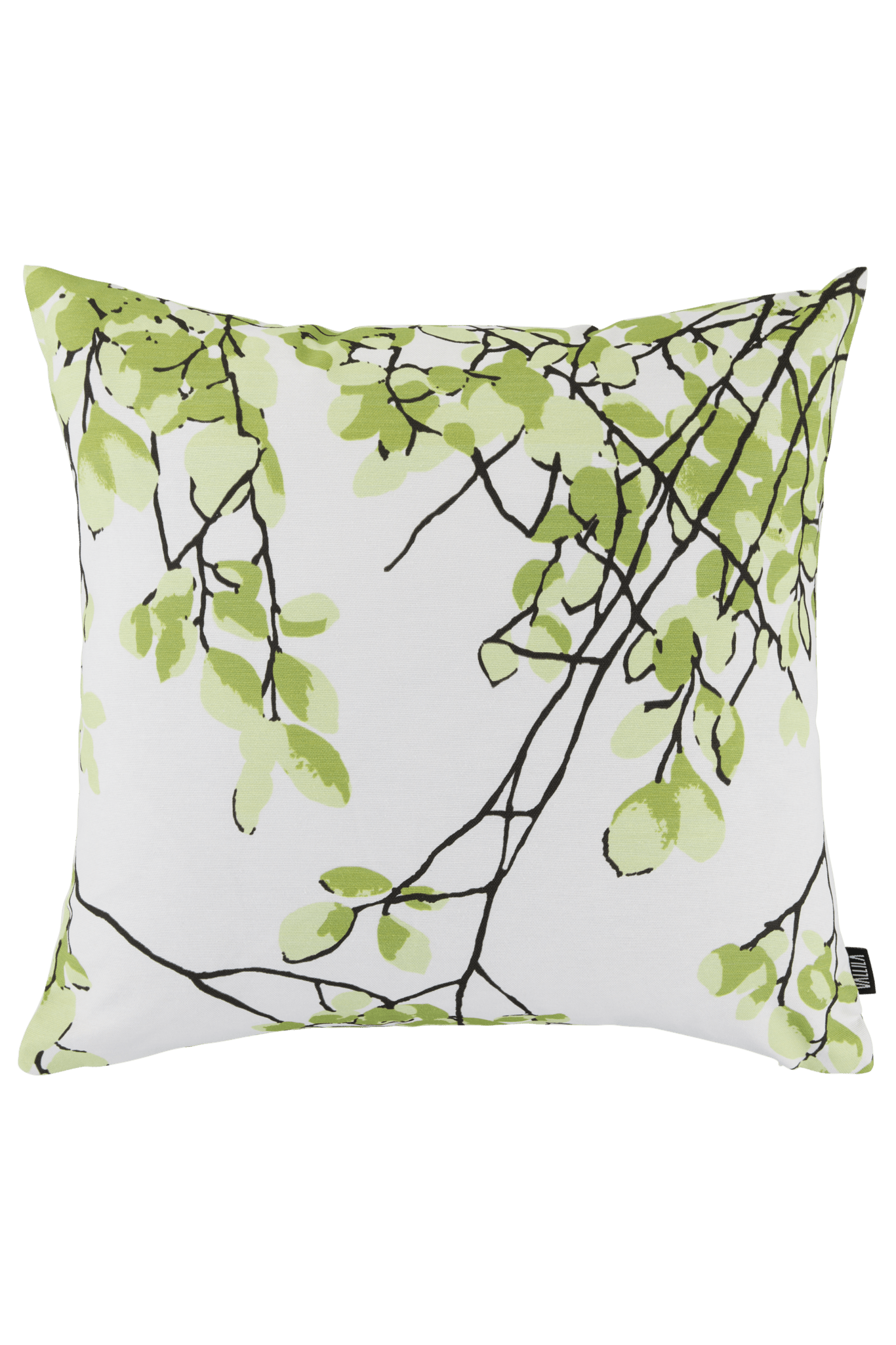 105062-7200; Vallila Lehtisade-koristetyynynpäällinen Luonnonvihreä / 43x43 cm