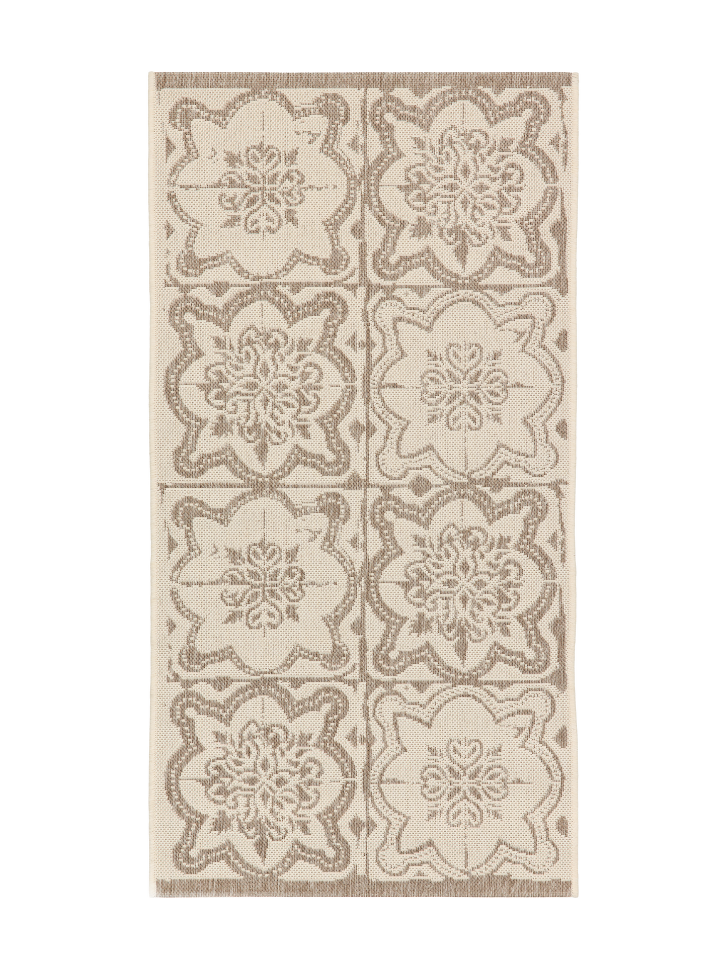 108592-1002; Vallila Kujakatti-käytävämatto Beige-valkoinen / 80x150 cm