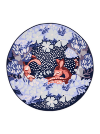 108966-6300; Vallila Nokosilla-matto Sininen / Ø133 cm