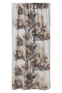 108580-1600; Vallila Väre-verho Beige-sininen / 140x250 cm