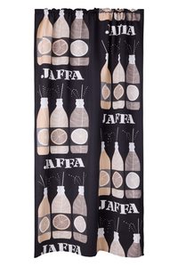 106794-9803; Vallila Jaffa-verho Harmaa-beige / 140x250 cm