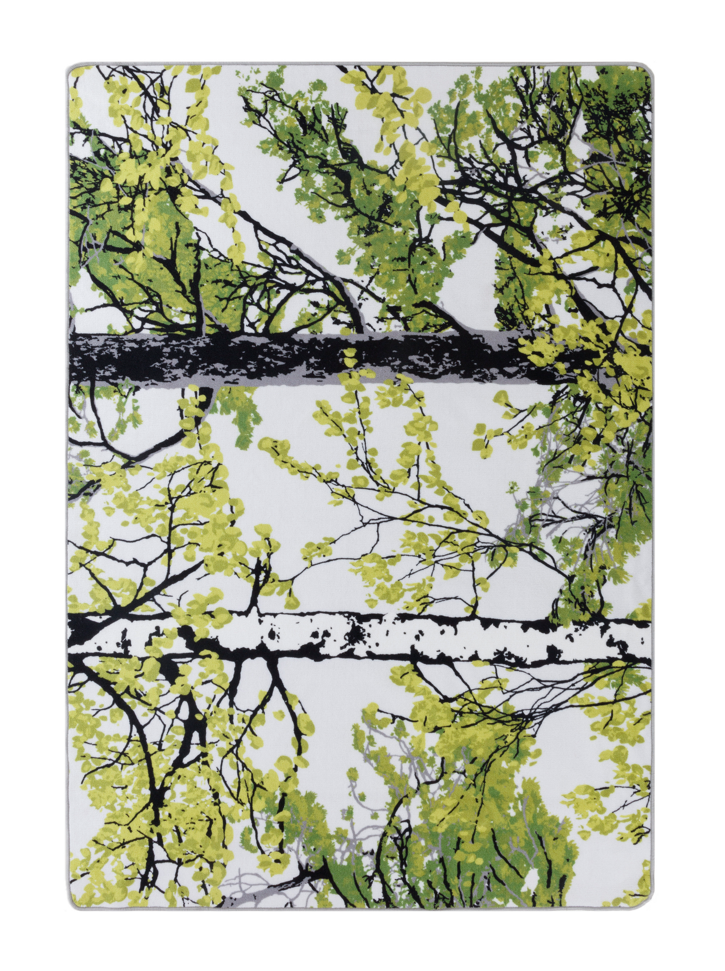 104549-02; Vallila Retriitti-matto Vihreä / 160x230 cm
