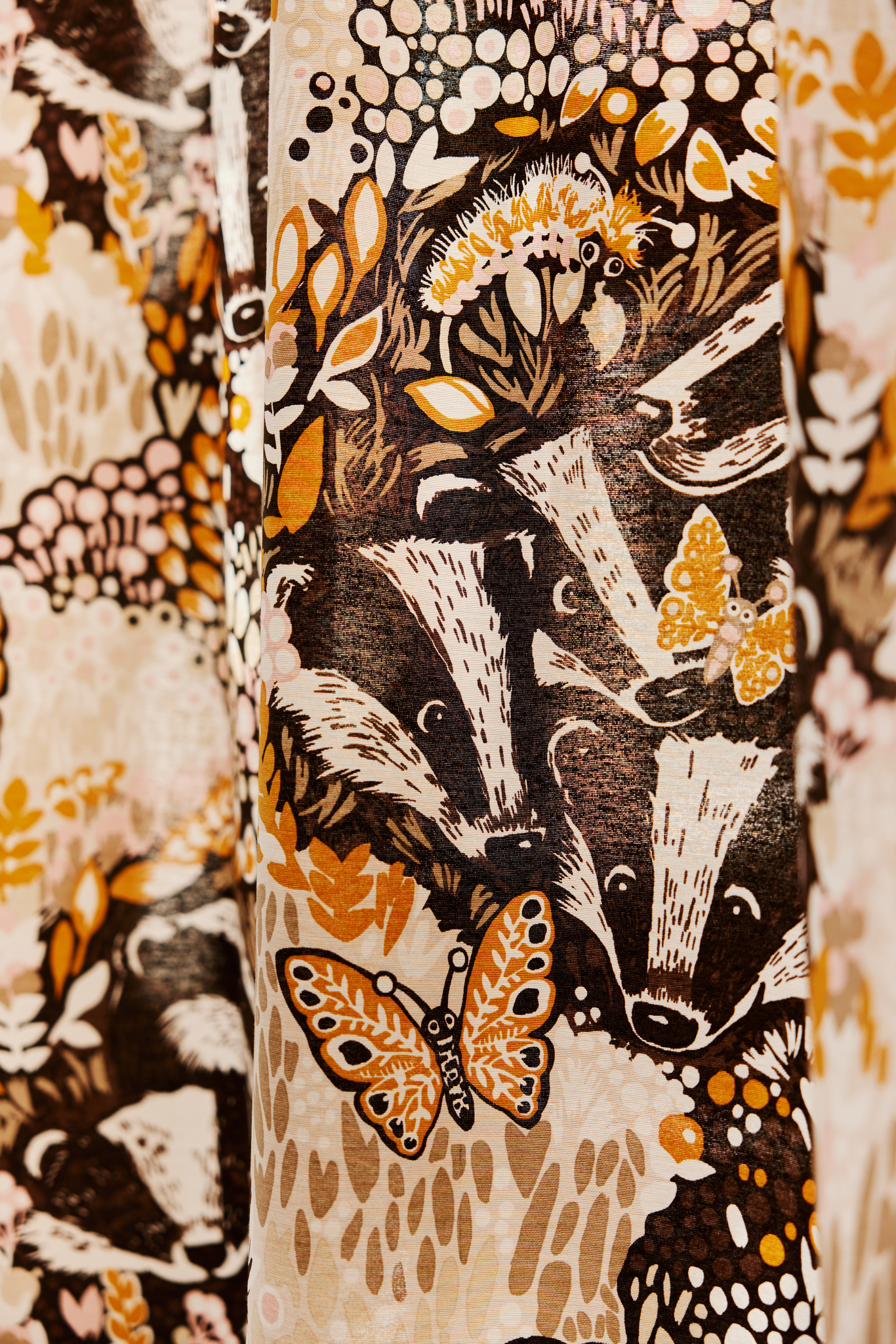 108224-0310_2; Vallila Iltatähdet-verho Beige / 140x240 cm