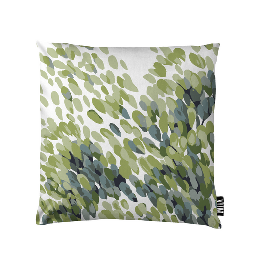 108581-7300; Vallila Väre-koristetyynynpäällinen Vihreä / 43x43 cm