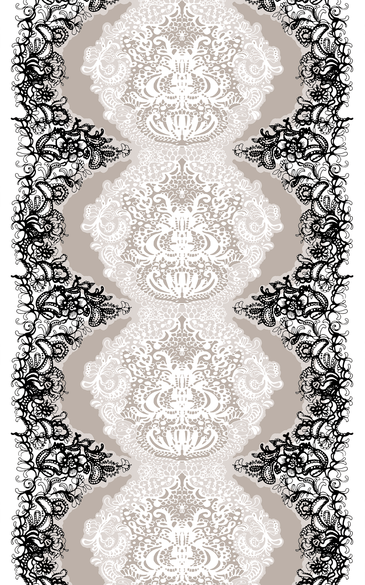 109032-1099; Vallila Mandariini-vahakangasliina Latte / 140x250 cm