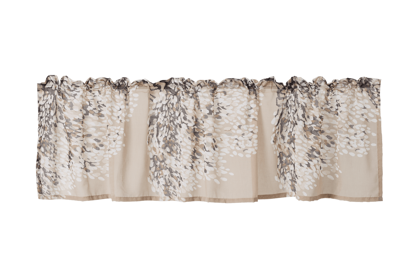 81668-38946-1001; Vallila Väre-valoverhokappa Beige-valkoinen / 60x250 cm