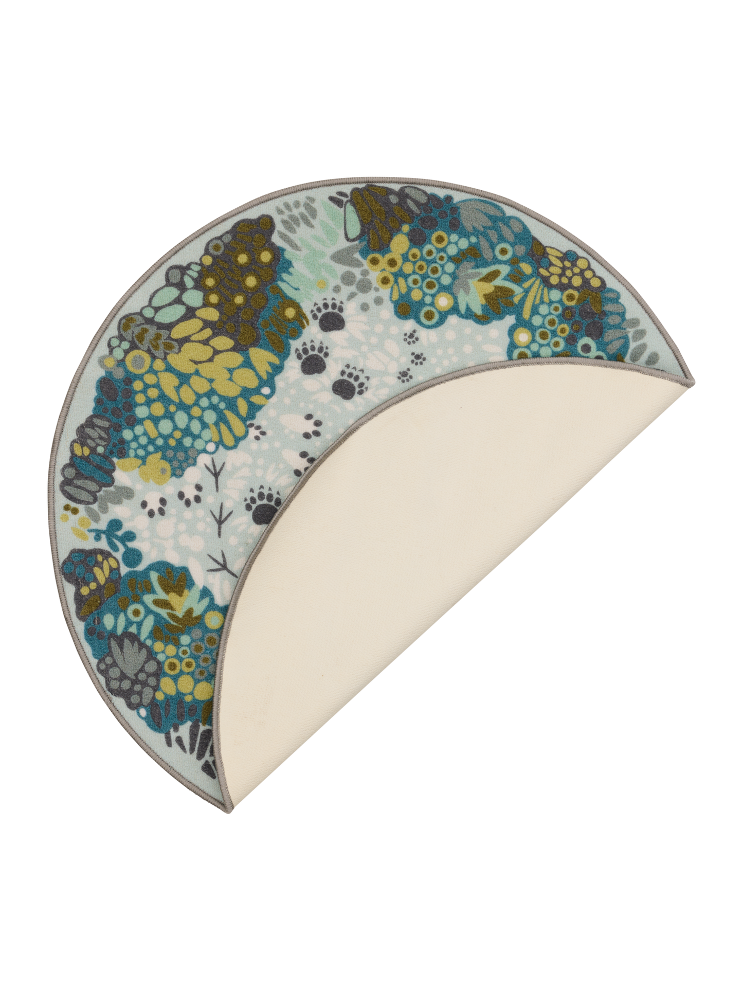 109100-7100_2; Vallila Tassuttelu-matto Mintunvihreä / Ø100 cm