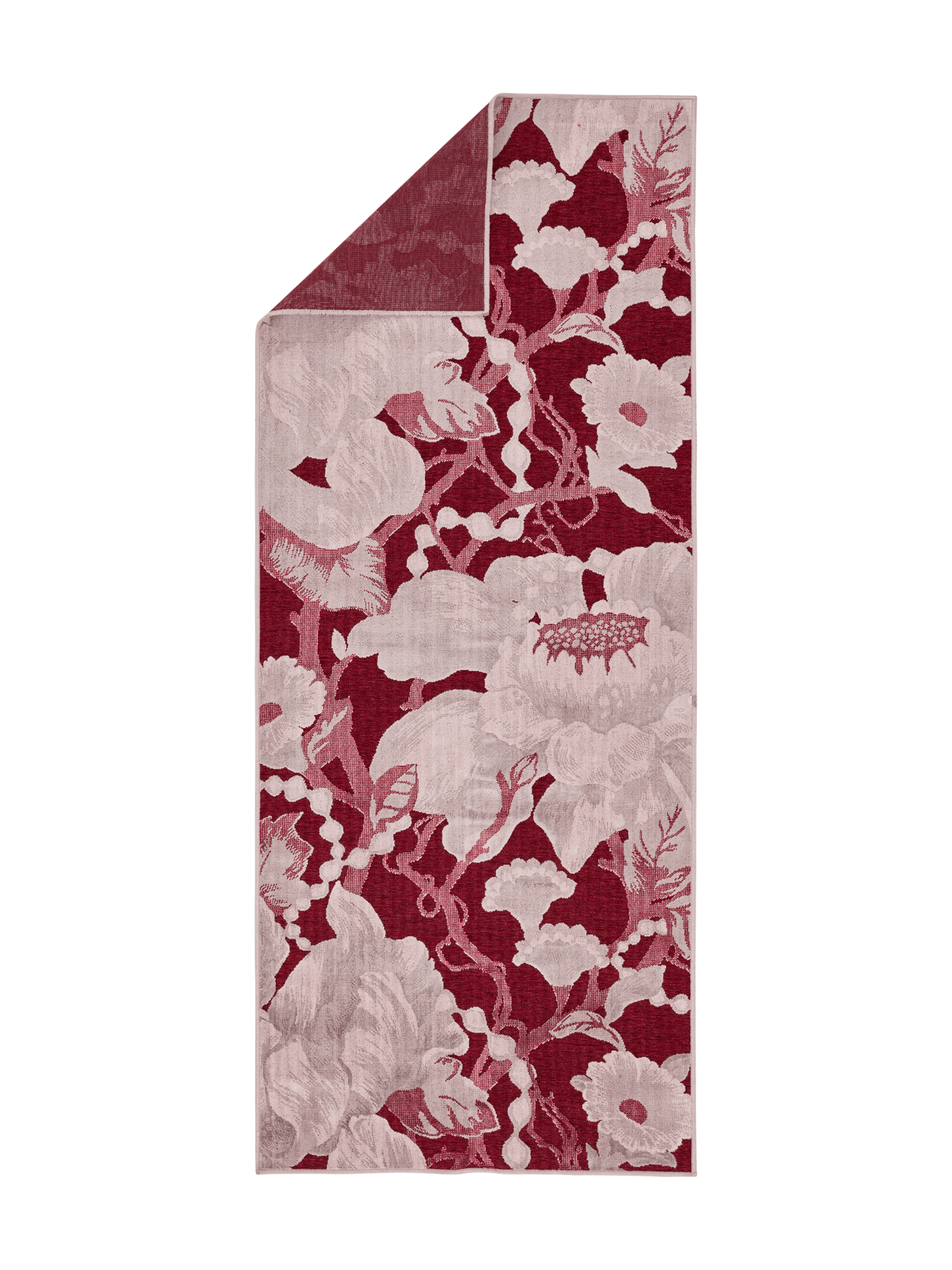 108764-4800_2; Vallila Romanssi-käytävämatto Punainen / 80x200 cm