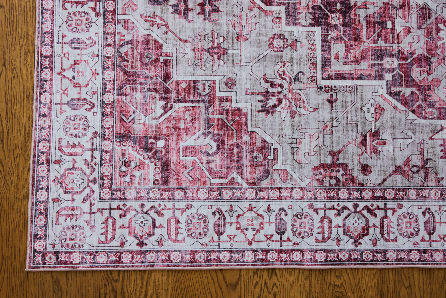 108473-4700_5; Vallila Meripihka-matto Punainen / 200x300 cm