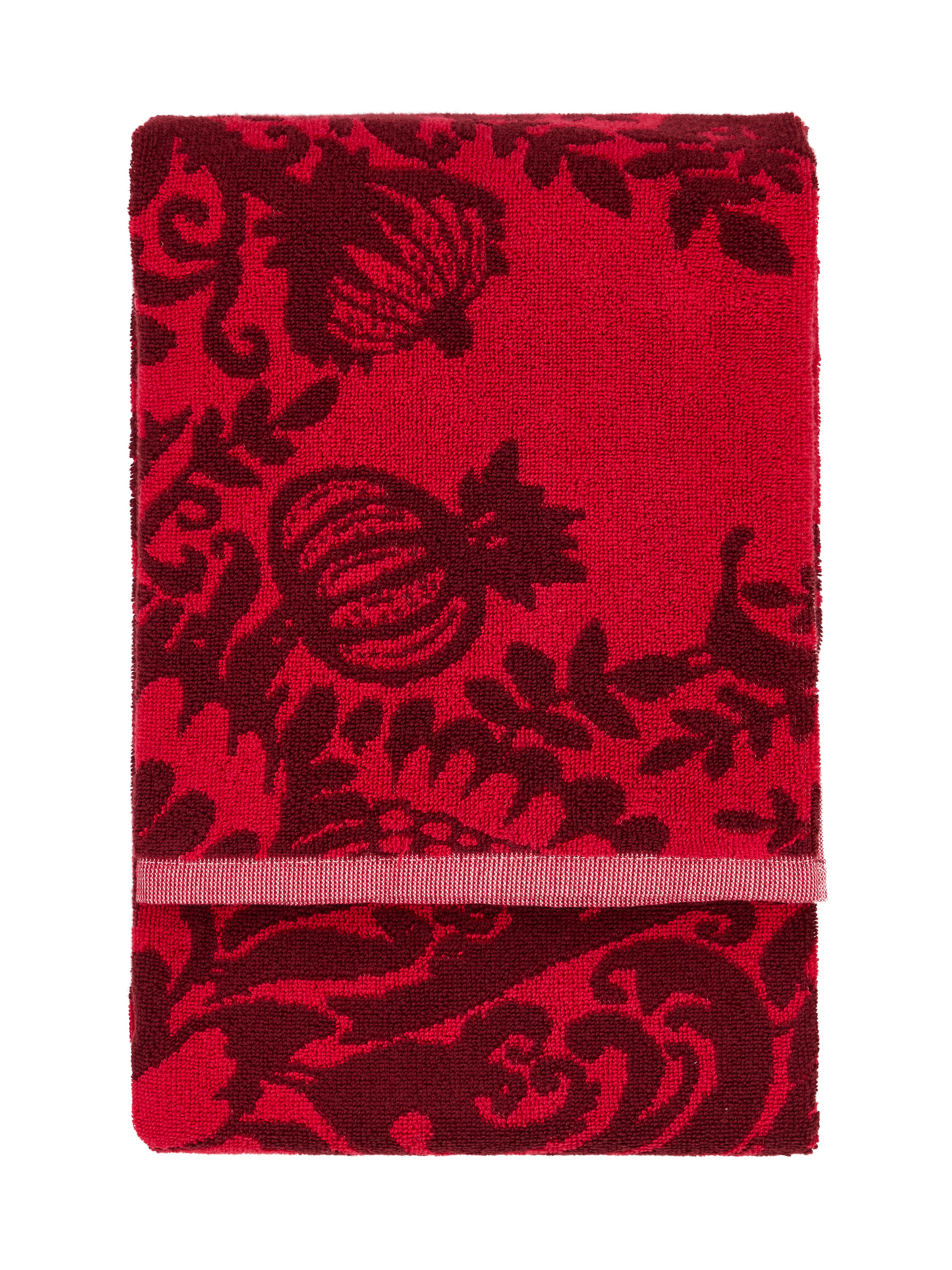 100801-4800; Vallila Laululintu-pyyhe Punainen / 70x140 cm