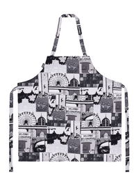 108786-9200; Vallila Helsinki-essu Harmaa / 82x84 cm