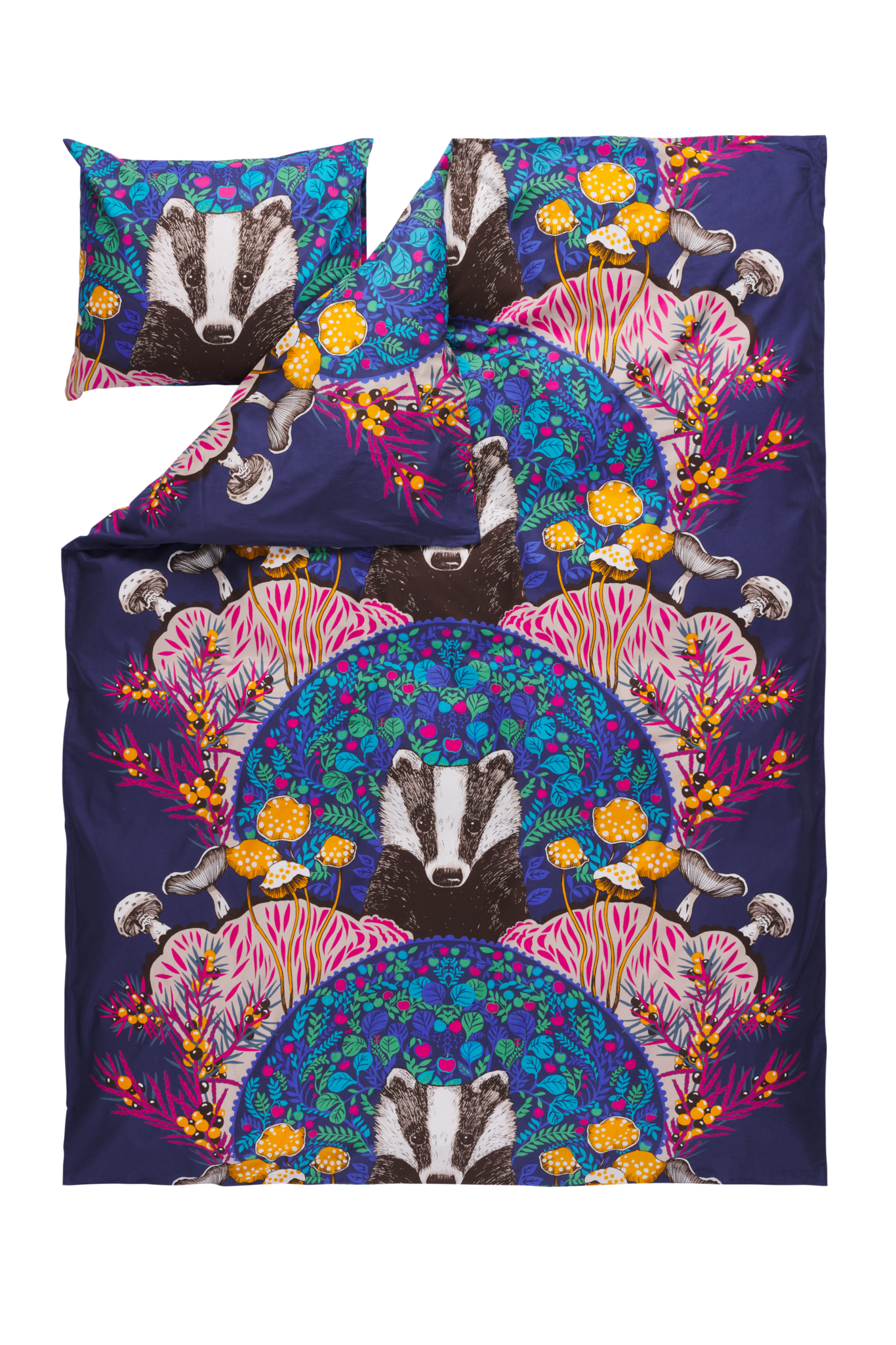 106710-8; Vallila Yövuoro-pussilakanasetti Monivärinen / 150x210 cm