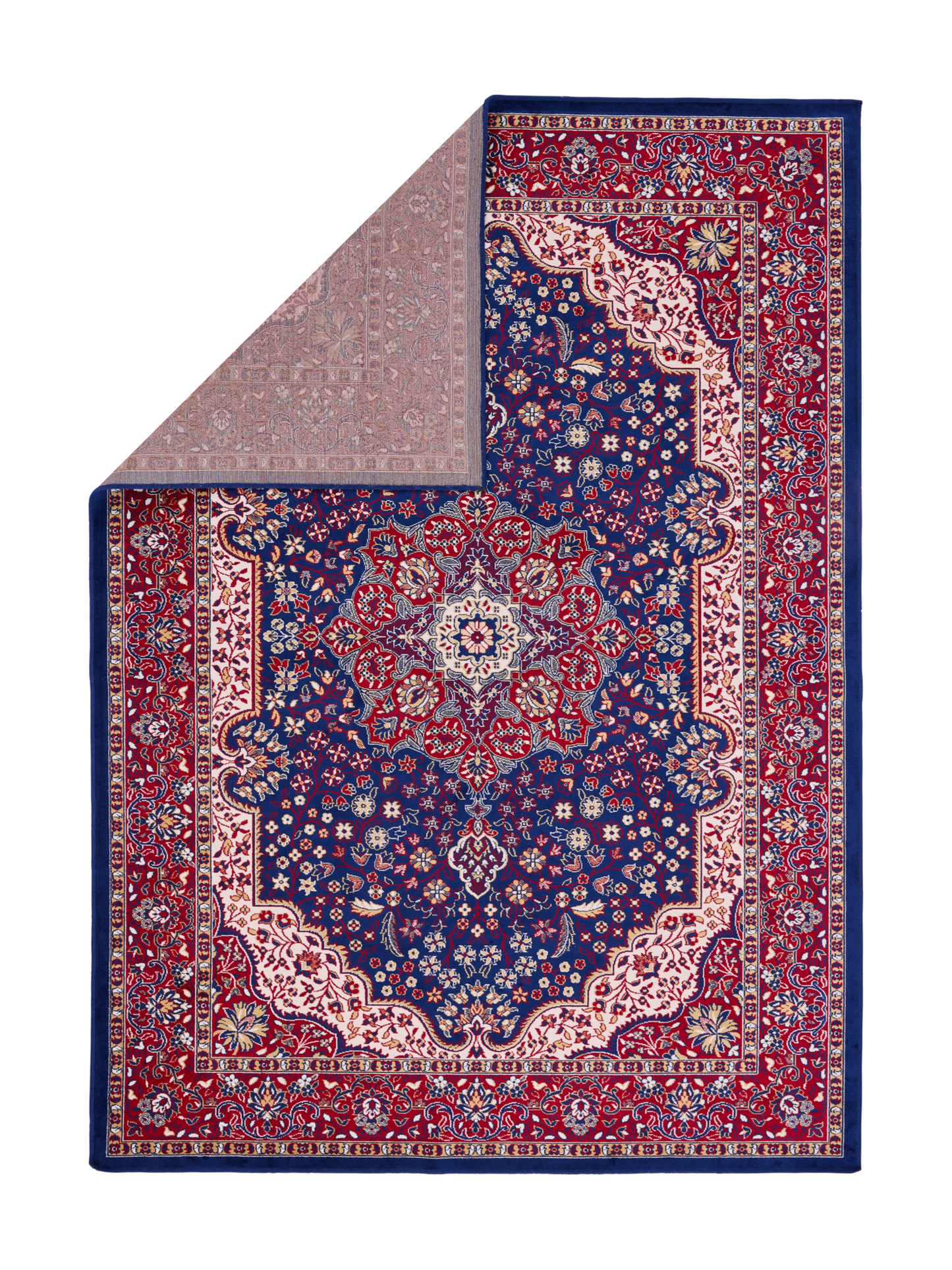 108887-102_4; Vallila Sahrami-matto Punainen-sininen / 160x230 cm
