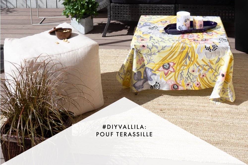 #DIYvallila: pouf terassille