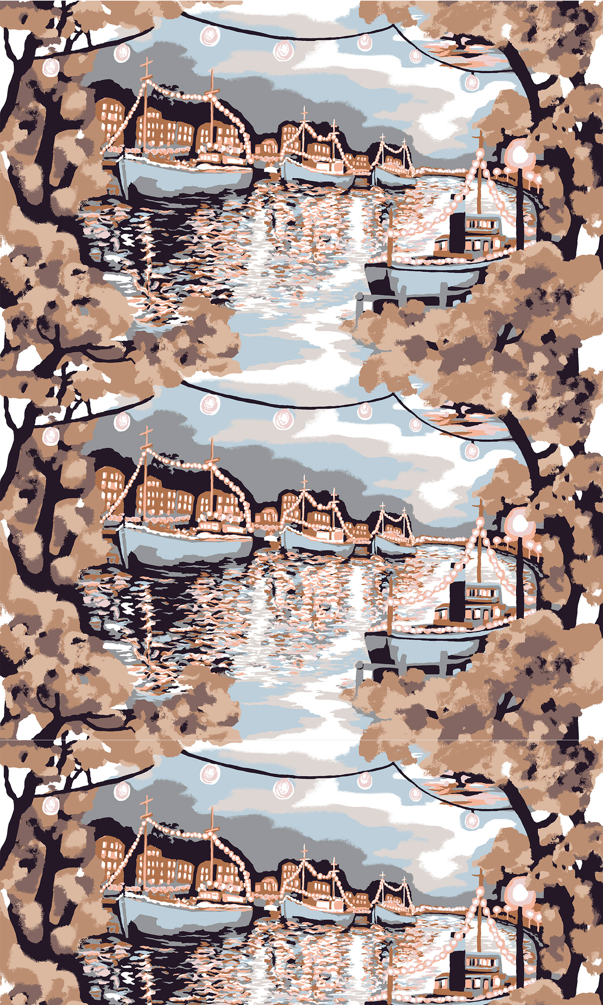108679-1060; Vallila Ilta-kangas 150 cm Pastelli / 150 cm 