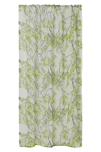 109017-7200; Vallila Lehtisade-valoverho Luonnonvihreä / 140x240 cm 