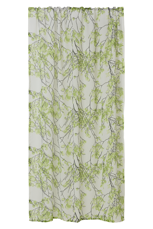 109017-7200; Vallila Lehtisade-valoverho Luonnonvihreä / 140x240 cm 