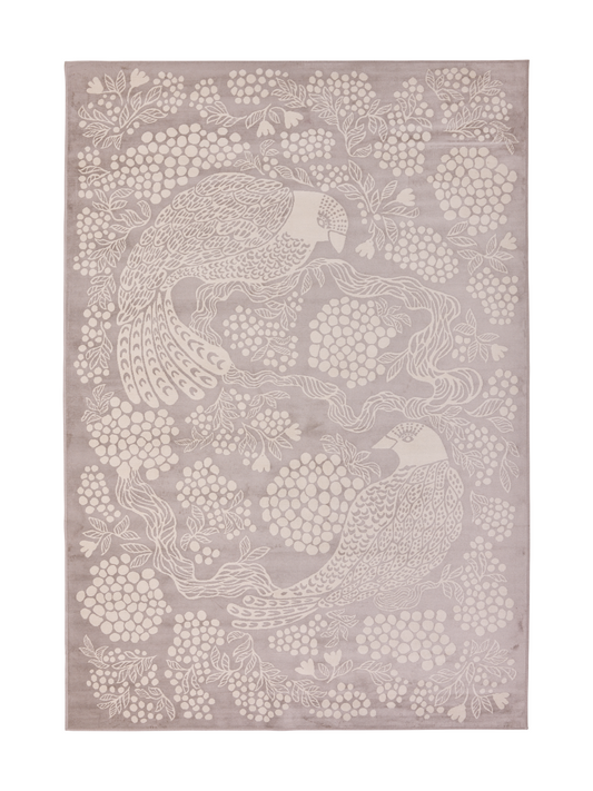 108770-9001; Vallila Viserrys-matto Valkoinen-harmaa / 160x230 cm